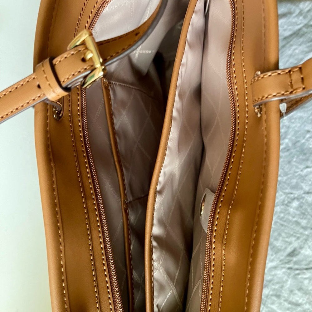 Brand New Michael Kors Winston Large Top Zip Pocket Tote - Picture 6 of 13